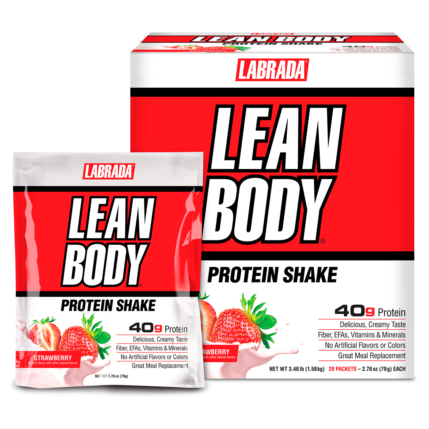 Lean Body All-in-One Protein Shake Packets