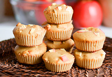 Warm & Yummy Apple Pie Protein Muffins