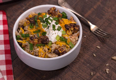 Easy Slow Cooker Burrito Bowls