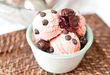 Chunky Cherry Chocolate Chip Protein Ice Cream
