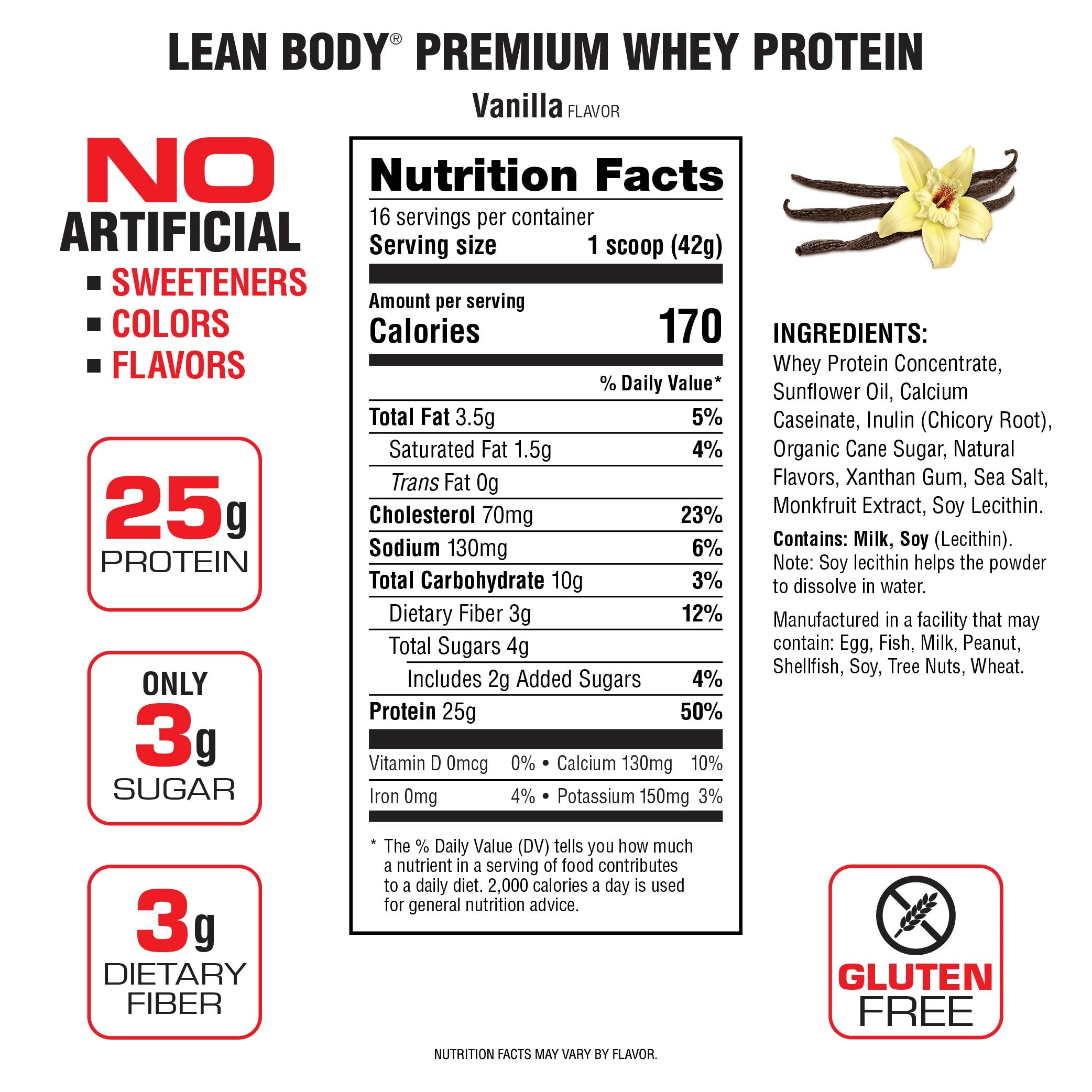 Lean Body Naturally Sweetened Protein Shake - S&S