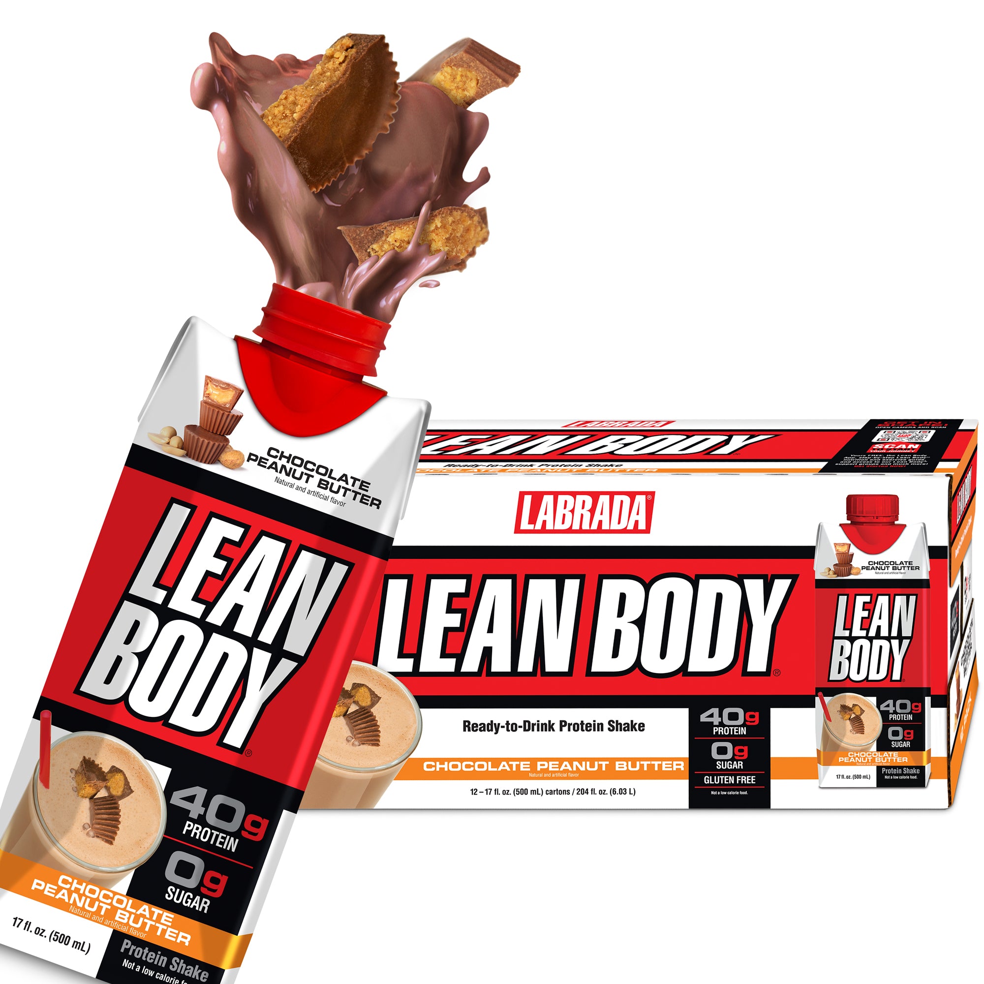 Lean Body Ready-to-Drink Protein Shake (17oz) 12 Pack - S&S